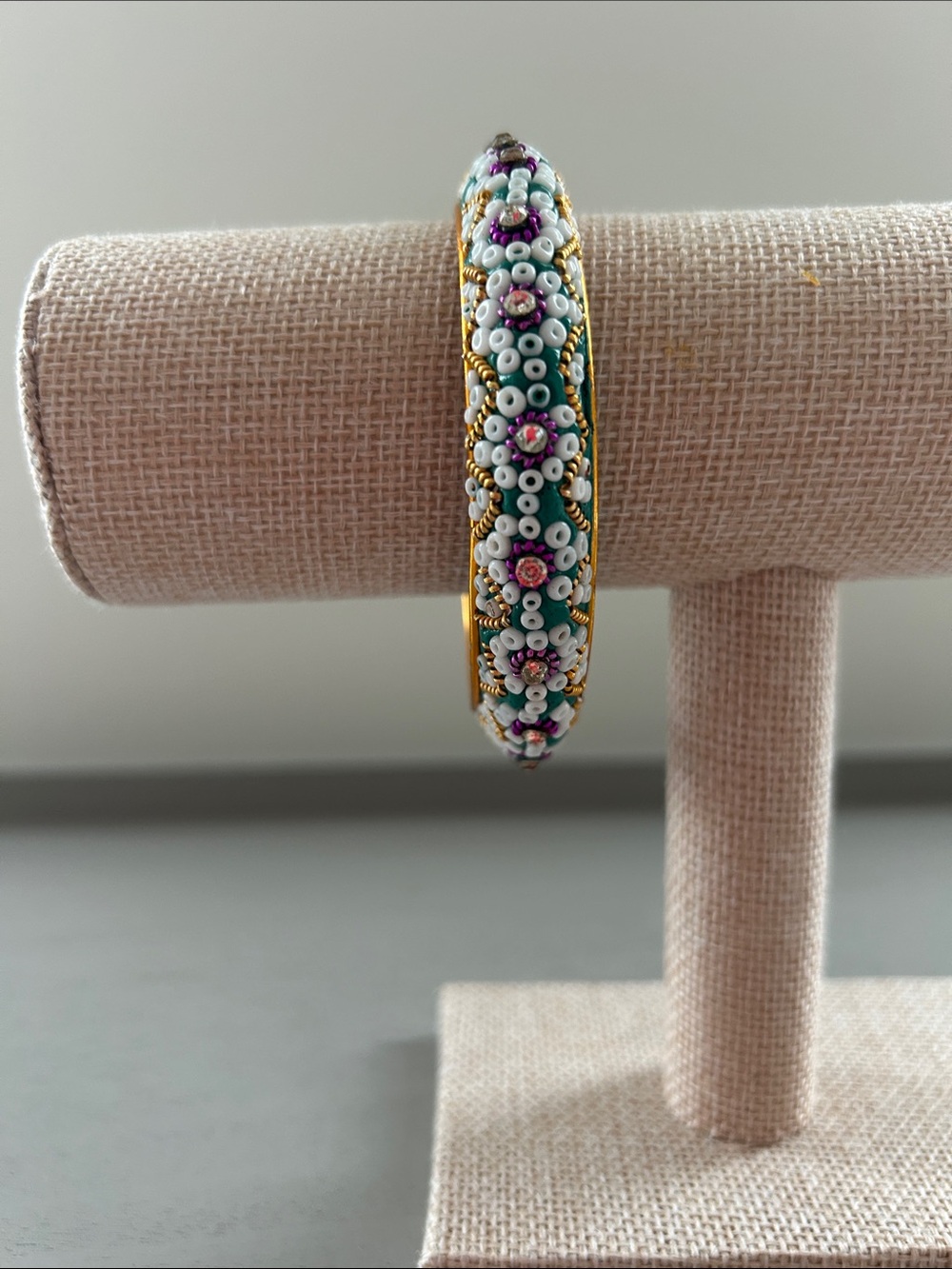 Floral Beaded Bracelet